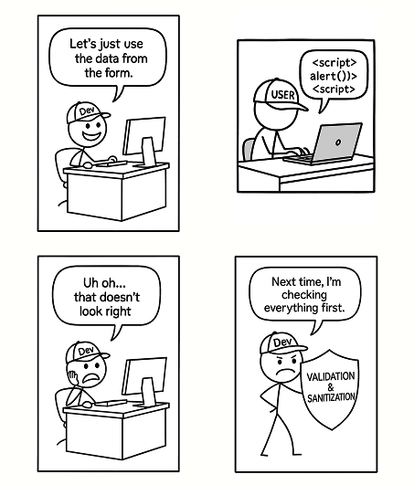 All external data is untrusted